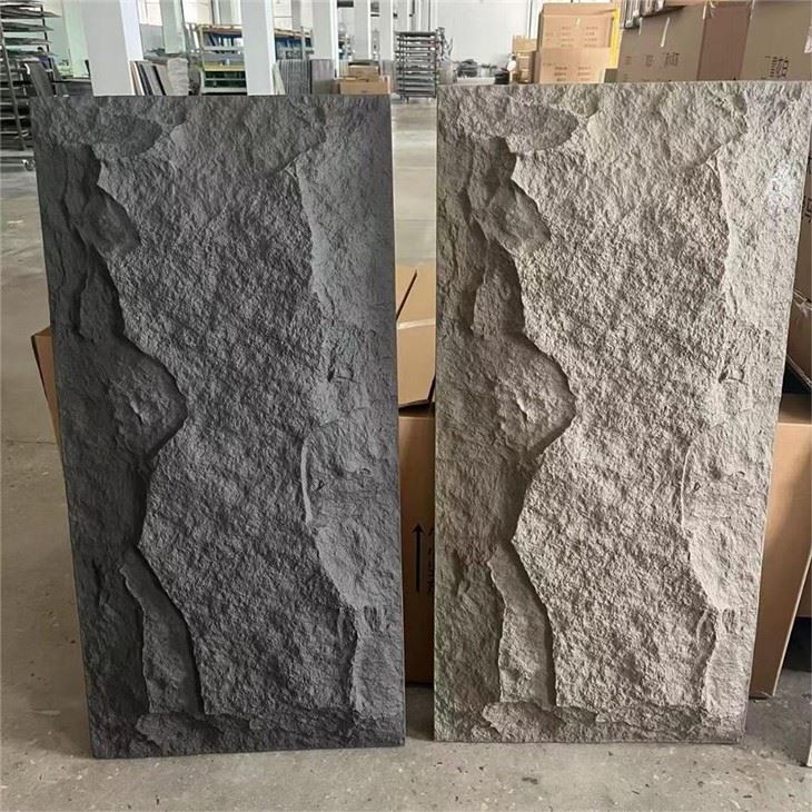 120 * 60cm ki lejè an poliyiretàn wòch miray panèl