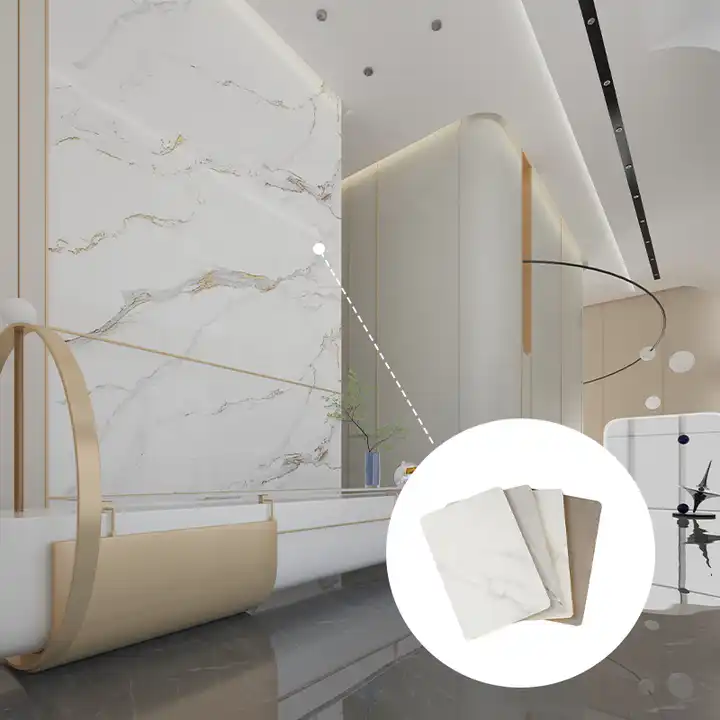 Interior Wall Board Pvc Marble Sheet 1220*2440mm
