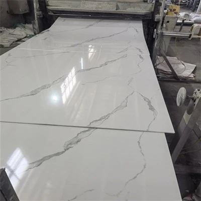 Segondè Briyan Pvc Atifisyèl Marble Fèy
